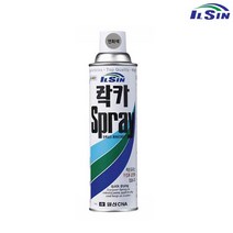 일신 락카 스프레이 페인트 420ml 연회색 셀프 도색 목재 철재 자동차 차량