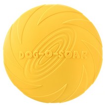 애완 동물 강아지 재미있는 장난감 대화 형 개 씹기 저항 물린 부드러운 고무 개 훈련, 노란색, 22cm
