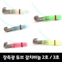 갈치바늘 갈치채비 장축광 10개 1봉 2호 / 3호 20호 2m, 2호20호2m 그린 장축광