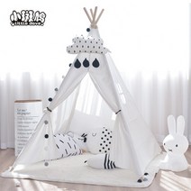 귀여운 플레이 하우스 인디언 실내 터널 놀이 텐트, H. 8