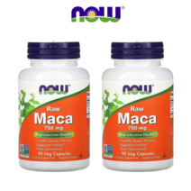 NOW 나우푸드 로우 마카 750mg Row MaCa 90 베지캡슐, 180캡슐 오늘출고