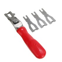 shangren 3 블레이드로 바닥 용접 스카이빙 스크레이퍼 비닐 절단, 실버 레드, 플라스틱