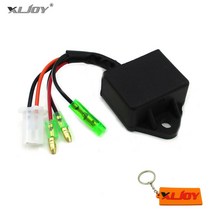 XLJOY 고성능 레이싱 점화 AC CDI 박스 DRR 2 스트로크 야마하 조그 50cc 90cc 100cc 엔진용, 없음