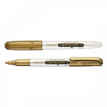 굵은글씨용 네임펜 금색 MEDIUM, 단품