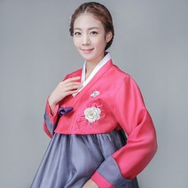 [대여]223 하객 친인척 신부 혼주 여자 결혼 칠순팔순한복대여 황후나비