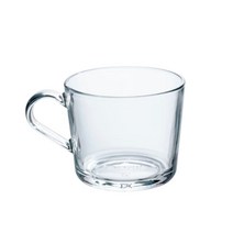 강화 유리 머그컵 손잡이 찾잔 커피잔 글라스 240ml