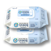 깨끗한나라 닥터비데 화장실용 물티슈 캡 46매 x 8팩