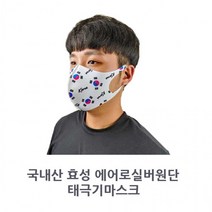 산 3D 에어로실버 숨쉬기 편한 마스크 태극기디자인 귀편한 울릉도독도여행준비물 숨쉬기편한 마스크, 성인용