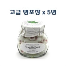 럭셔리 수제캔디후레쉬민트향 캔디 90g x 5병