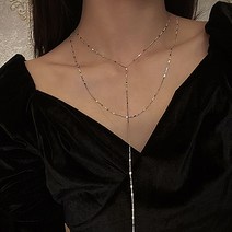 안나블링 와이 드로핑 목걸이