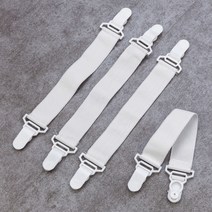보냄 침대시트 고정밴드 일자형 4개 1세트 홀더 집게, 1개