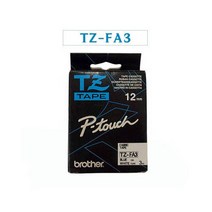 PGM^*^몰(브라더) TZ-테이프 TZ-FA3 12mm 라벨스티커 제본 마스킹 다용도 프린터 라벨기^*췤pgm, a*^*옵션없슴
