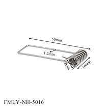 2 개/몫 플랫 비틀림 스프링 유지 클립 링 라이트 통 천장 조명, [01] FMLY-NH-4016