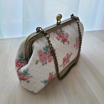 [바보사랑] 퀼트패키지 프레임파우치가방만들기 부케외디자인선택[나미꼬의퀼트카페], 상세 설명 참조, 상품선택:비밀의정원