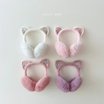 쁘망 데일리베베 야옹이귀마개 고양이귀마개 털귀마개 귀달이귀마개 여아귀마개 예쁜귀마개 겨울귀마개 유아귀마개 아동귀마개