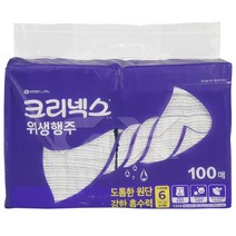 크리넥스 위생행주 100매 빨아쓰는 키친타올 무형광 코스트코, 100매입, 1개