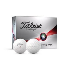 타이틀리스트 2023 Pro V1X 골프볼, 화이트, 12개입, 1개