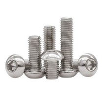 5-100pcs M1.6 M2 M2.5 M3 M4 M5 M6 304 A2-70 스테인레스 스틸 검정색 등급 10.9 ISO7380 육각 소켓, [06] M3 50PCS, [08] 50mm, [02] 304 stainless steel