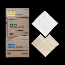 모모제지 칵테일냅킨(네프킨) 무지 갈색 흰색(백색) 4000매/8000매/10000매, 4000매