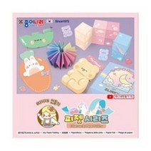 종이나라 따니네 만들기 피젯시리즈 색종이, 12색, 5개