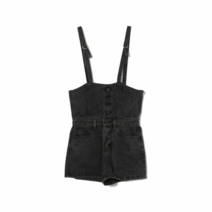 랩 데님 숏 오버롤 AL2DO520