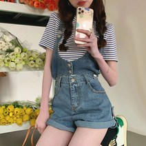 데님 팬츠 여성 멜빵 핫 소녀 데님 바지 반바지 여성 여름스 하이 웨스트 레그 바지 디자인 핫 팬츠