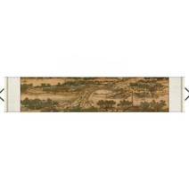 풍속화 화조도 산수화 외국 친구 선물 70대 할아버지 a07, 청명상하도 화선지