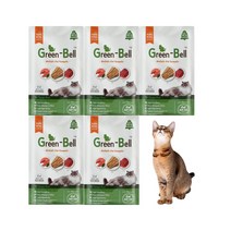 그린벨고양이1kgX5 PACK 고양이설사 사료토줄이는 장건강사료, 샘플용 200g, 알러지예방