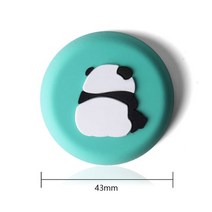 문고정자석 옷장 도어스토퍼 가구부속품 빠지링 귀여운 음소거 도어 스토퍼 벽 보호 안전 쇼크 업소버 도어 핸들 범퍼 보안 waterable 투명 벽 프로텍터 170, 팬더