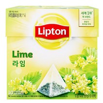 립톤_허브티라임, 9g, 10개