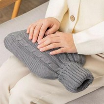 보온물주머니커버 핫팩 니트 파우치 핫난로 주머니 보관, C, C