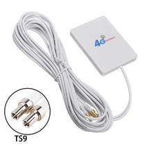 LTE 안테나 3G TS9 CRC9 SMA 커넥터 라우터 외부 화웨이 모뎀 2M 케이블, TS9_518987