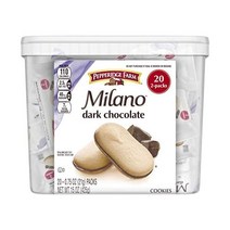 Pepperidge Farm 페퍼리지팜 밀라노 쿠키 다크 초콜릿 2개입 20팩