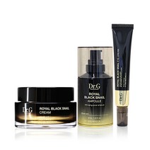 기타 닥터지 로얄 블랙 스네일 3종세트 [앰플 30ml+크림 50ml+아이크림 30ml]_A005336, 상세페이지참조