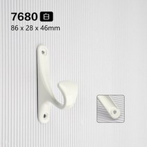 모던한 금속 옷걸이 후크 북유럽 스타일 미니멀리스트 옷 욕실 옷장 문 벽 걸이, [01] 7680-Qinggu