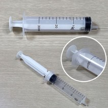 바늘 없는 주사기 30ml PVC 무침 교육용 과학 교구