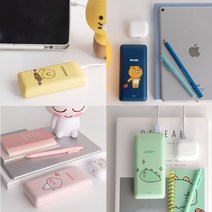 카카오 프렌즈 춘식이 어피치 대용량 보조배터리 휴대용 충전기 20000 mAh, 04 죠르디 보조배터리 20000 mAh