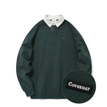 스트릿 커버낫 COVERNAT 럭비 맨투맨 그린 편한 착용감