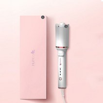 자동 컬링 아이론 회전 컬링 웨이브 세라믹 컬리 매직 헤어 케어 컬러 전문가용 스타일링, 02 white Package A_03 EU