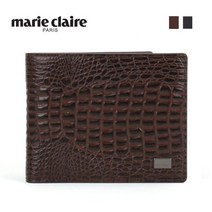 NC경산점 마리끌레르 백화점 정품 국내산[한국]최애 품질 우수한 수납 좋은 스크렛치에 강한 고급 천연소가죽 남성 고퀄리티 명품 반지갑