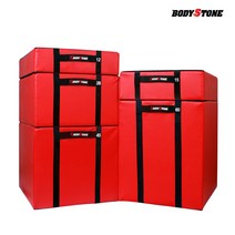 [바디스톤] 소프트 폴리오박스 5종 크로스핏 점프박스, 블랙(5종 세트)