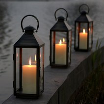 [해외직구] 북유럽식 정원인테리어 방풍 캔들홀더 전원주택 식당 카페 인테리어 야외, S