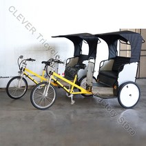 3 휠 승객 수송 삼륜 전기 인력거 자전거 택시 pedicap 새로운 디자인, 1.FOB Pedal Version