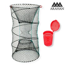 바다 민물 통발 해루질 접이식 어망, 소 + 미끼통