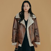 B-5 더블 무스탕 자켓 [브라운]