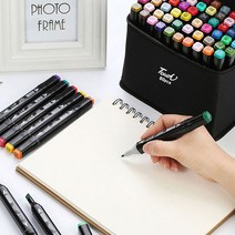 [더이픽] 스케치 채색 미술드로잉 트윈 마카펜 세트 (36색) KA-A11460, KA-마카펜-36색