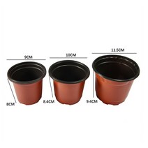 미니정원 화분 장식 꾸미기 피규어 20pcs/50pcs 플라스틱 성장 상자 홈 정원 식물 냄비 보육 이식 꽃 대 한, 05 10cm-50pcs
