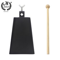 카우벨 MMBAT 고 45678 인치 재즈 드럼 카우벨 금속 스틸 카틀벨 암소 벨 타악기 액세서리, 03 7inch