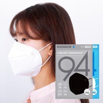 이너홈 KF94 KFAD 새부리형 마스크 흰색 블랙 100매, 03.KF94 새부리형 마스크 흰색 50매