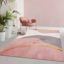 모던 북유럽 러그 카페트 보온 거실 매트 사각, 밀밭 1OOX180CM